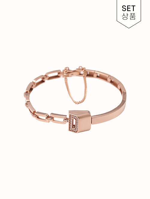 14K 18K 디아고 D 스퀘어 팔찌