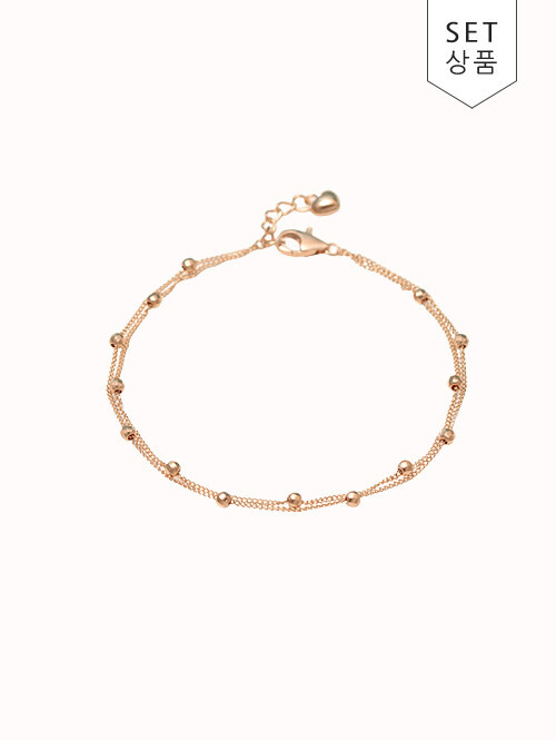 14K 18K 헤타르 두줄 팔찌