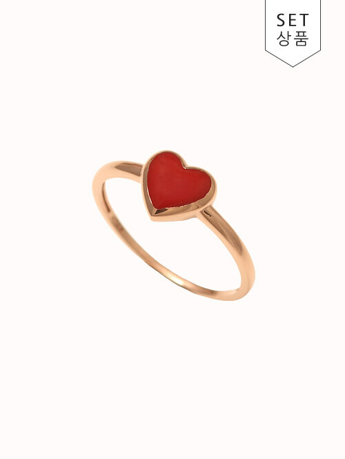 14K 18K 러브포션 하트 반지