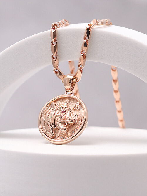 14K 18K 오웨인 타이거 루비 펜던트 (체인별도상품)