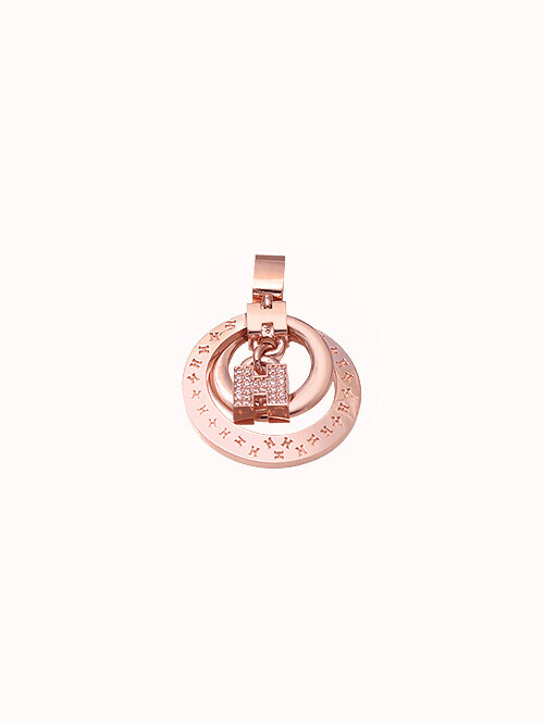 14K 18K 헤링 H 써클 펜던트 (체인별도상품)