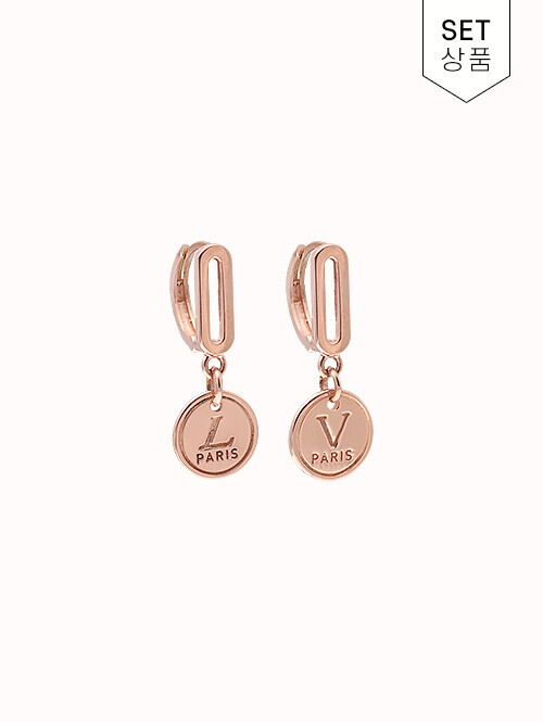 14K 18K 디아 PARIS 언발 클립 귀걸이