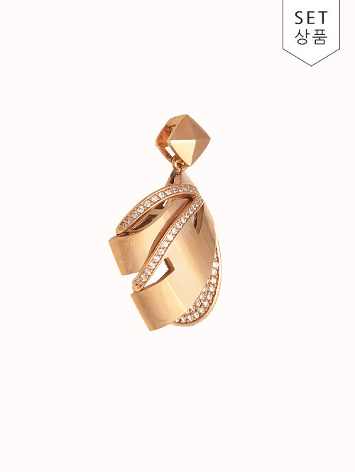 14K 18K 헤스파야 H 라운드 펜던트 (체인별도상품)