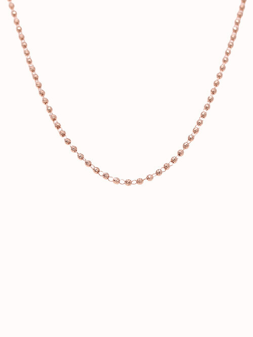 14K 18K 메네아 컷팅볼 체인 목걸이 (2mm,2.5mm)