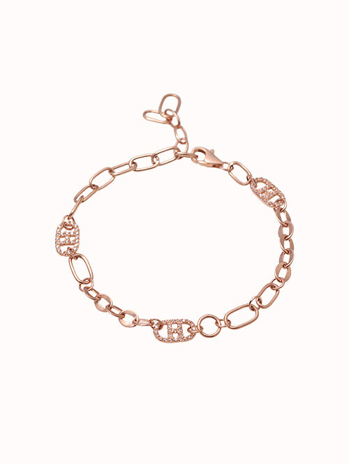 14K 18K 헤미르 H 버클 팔찌