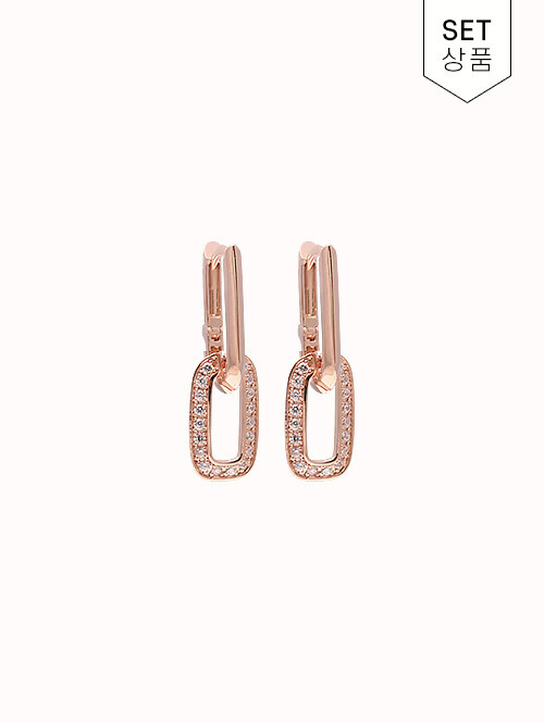 14K 18K 레니트 클립 귀걸이