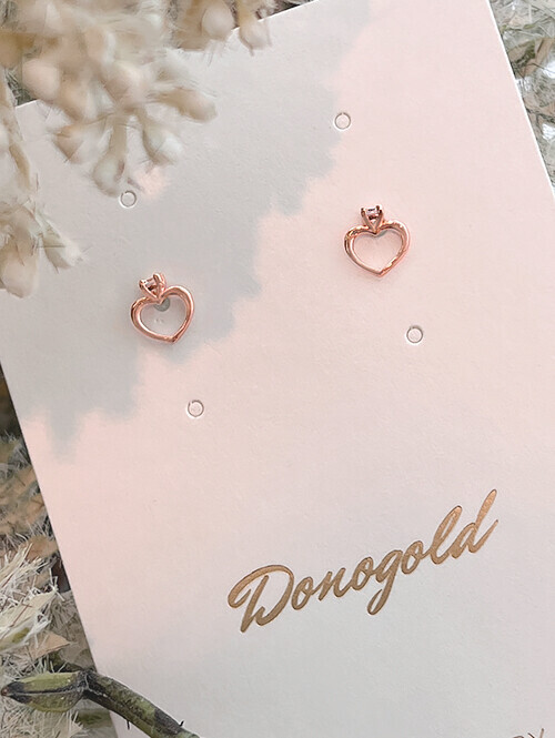 14K 란지 하트반지 귀걸이