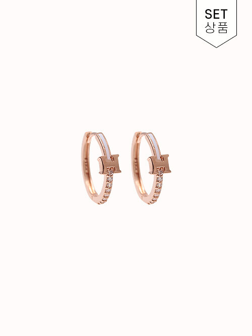 14K 18K 피젠 H 에폭시 귀걸이