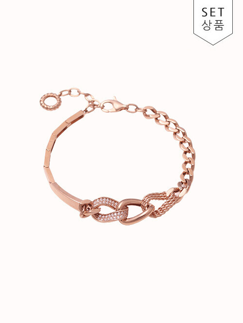 14K 18K 데니안 볼드 체인 팔찌