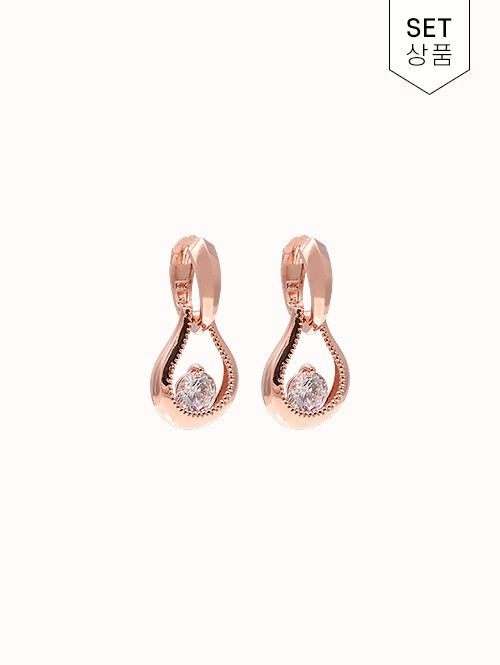 14K 18K 제로아 티어스 귀걸이