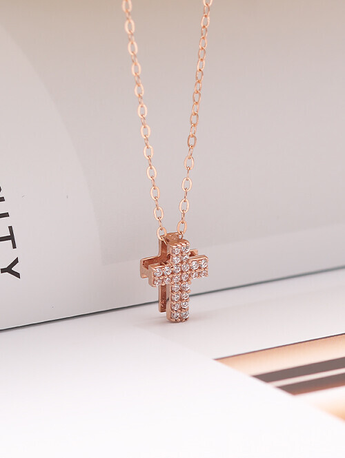 14K 18K 모나 목걸이