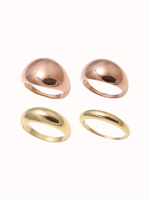 14K 18K 고마루 베이직 반지(XS, S, M, L)-스카시O