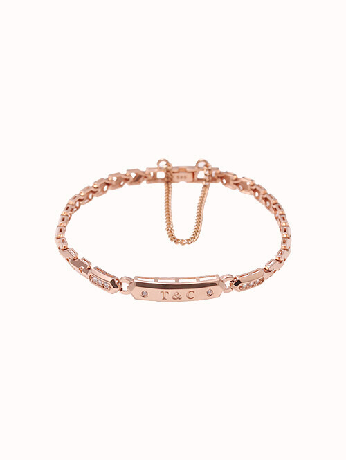 14K 18K 블레오 버클 스틱 팔찌