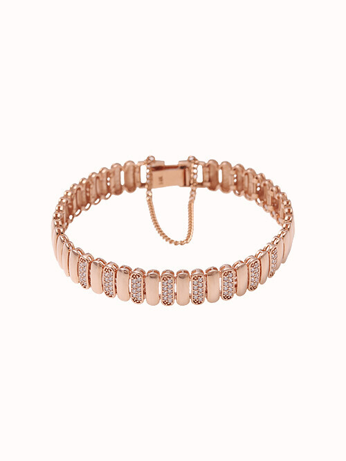 14K 18K 네츠 라운드 체인 팔찌