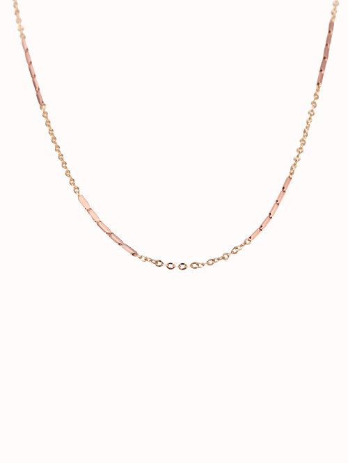 14K 18K 바비 체인 목걸이