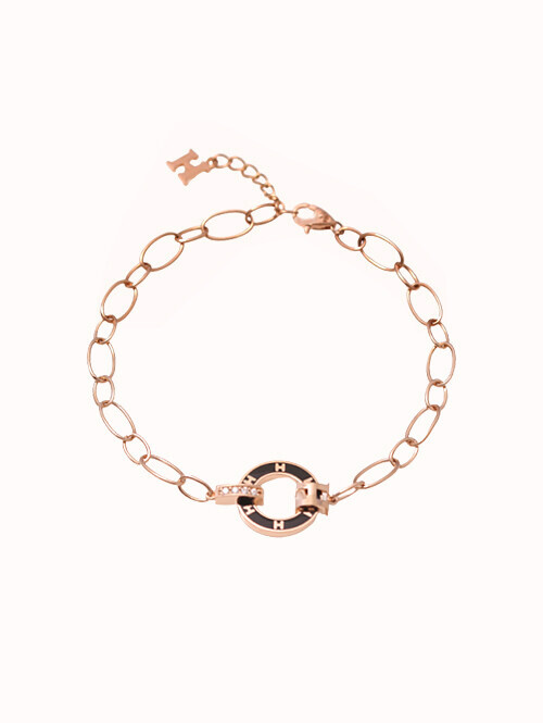 14K 18K 후아인 H 써클 팔찌