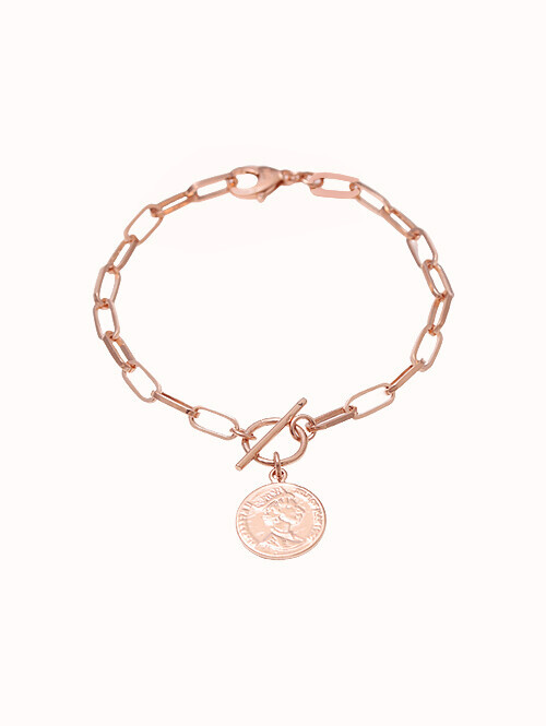 14K 18K 메니즈 토글바 여왕님 팔찌