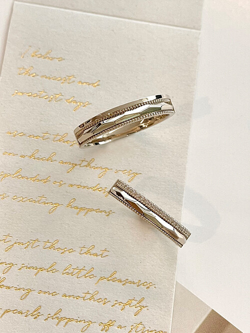 14K,18K 레이어드 컷팅 커플링