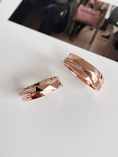 14K,18K 사랑의 파도 커플링