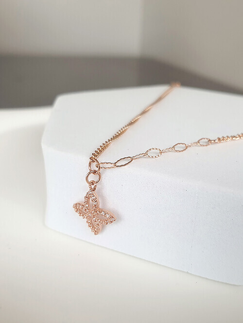 14K 18K 클레리 플라워 발찌