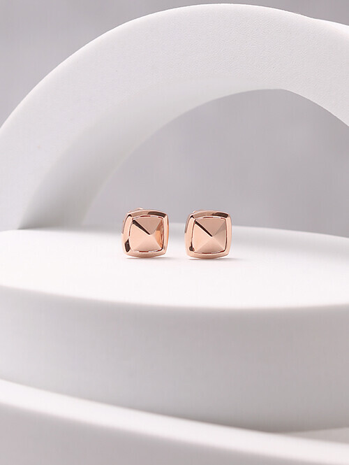 14K 18K 미네아 스퀘어 귀걸이