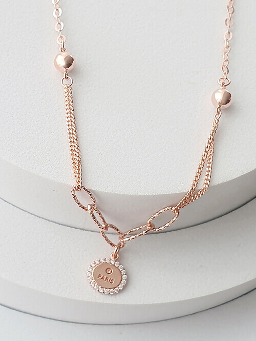 14K 18K 써클페리 큐빅 발찌