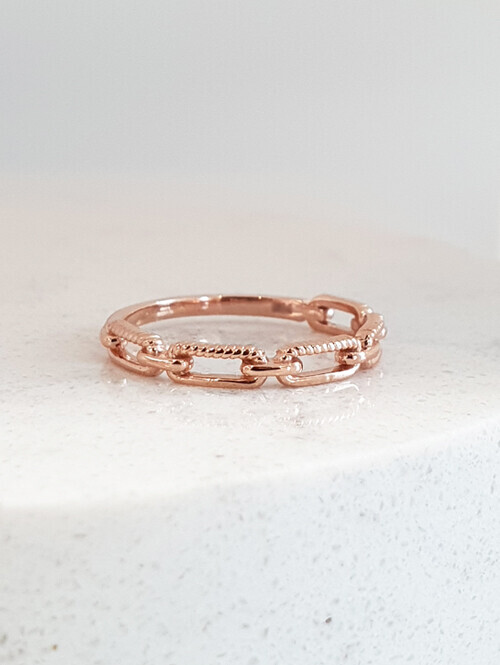 14K 18K 달론느 클립체인 반지