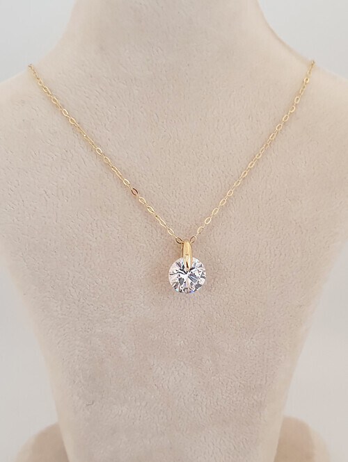 14K 에르니 큐빅 펜던트(체인별도상품)