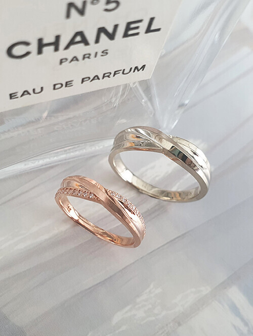 14K,18K 아가페 웨이브 커플링