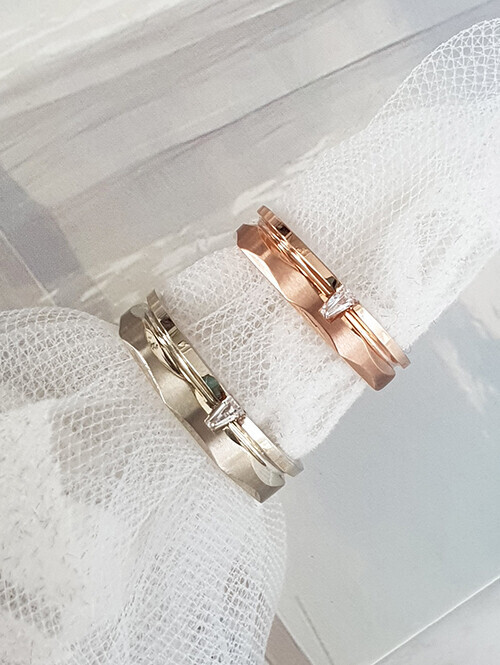 14K,18K 엠브라씨 키스 커플링