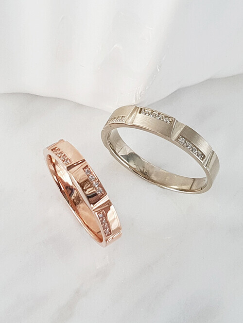 14K,18K 댄 초콜릿 커플링