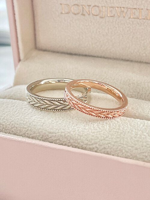 14K,18K 모던 월계수 커플링