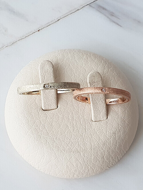 14K,18K 녹스 무광텍스쳐 커플링