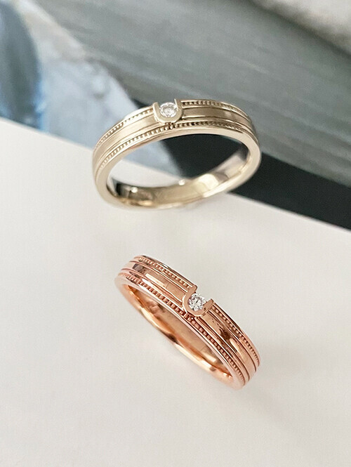 14K,18K 유앤아이 빈티지 커플링