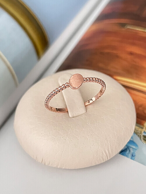 14K 18K 데안 스지 써클 볼반지