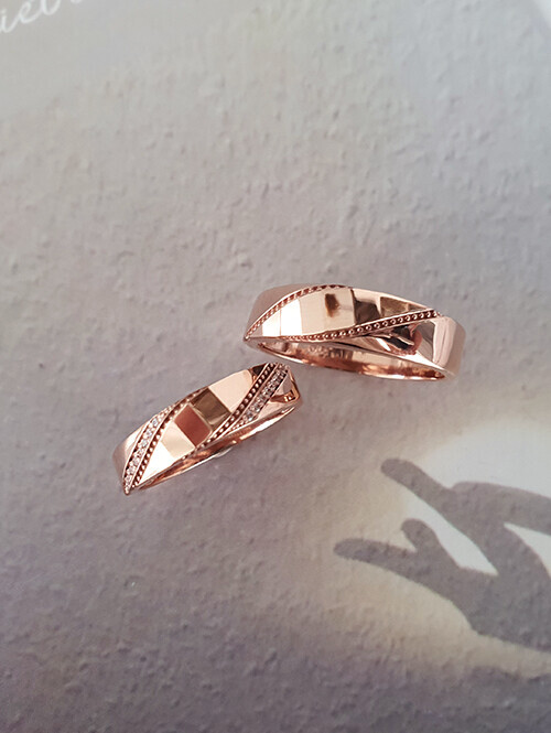 14K,18K 윈디 리프 컷팅 커플링