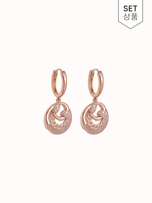 14K 18K 베트로 버클 귀걸이