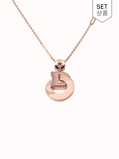 14K 18K 데로아 D 라운드 목걸이