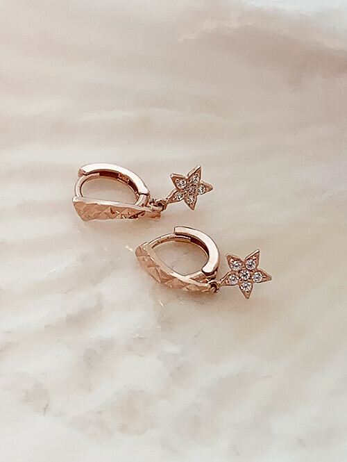 14K 18K 줄리안 별 귀걸이