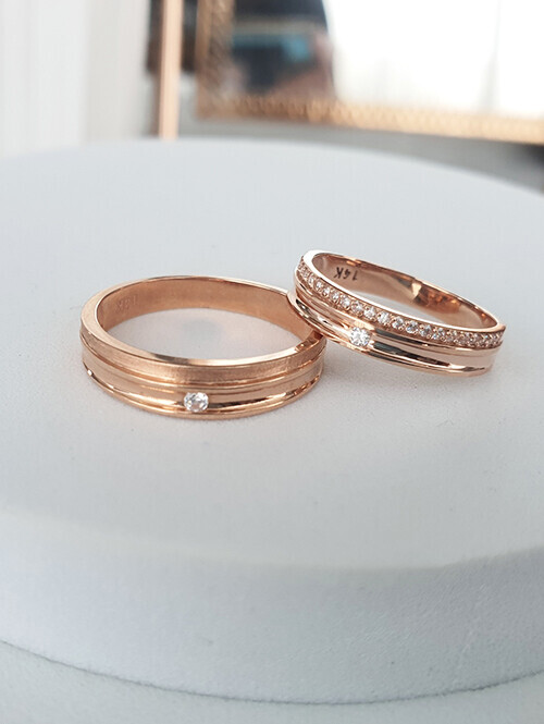 14K,18K 플레차또 빈티지 커플링