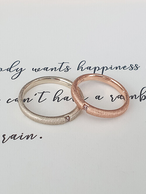 14K,18K 스트롱 빈티지 무광 라운드 커플링