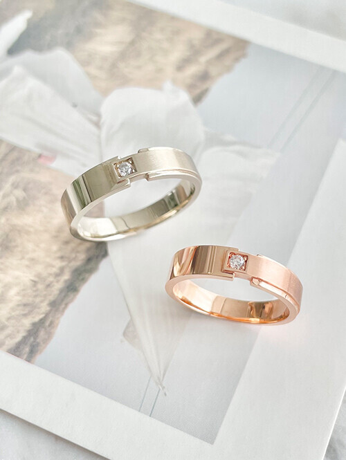 14K,18K 스퀘어 버튼 커플링