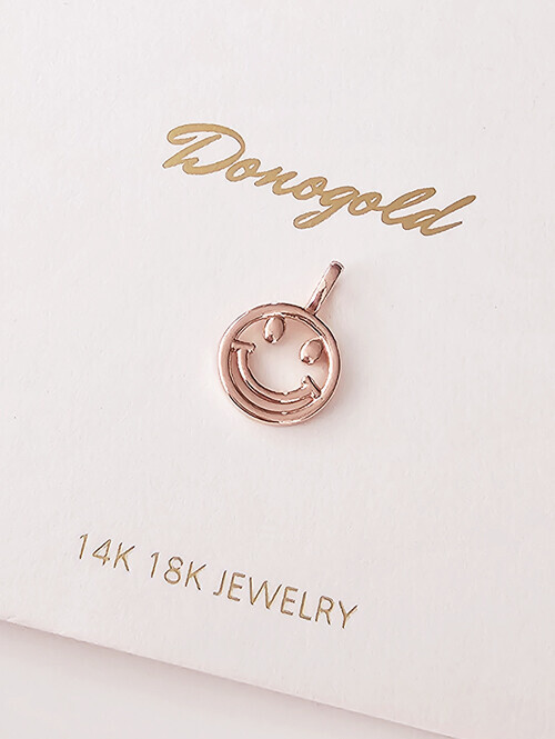 14K 방긋 해피 스마일 펜던트 (체인별도상품)