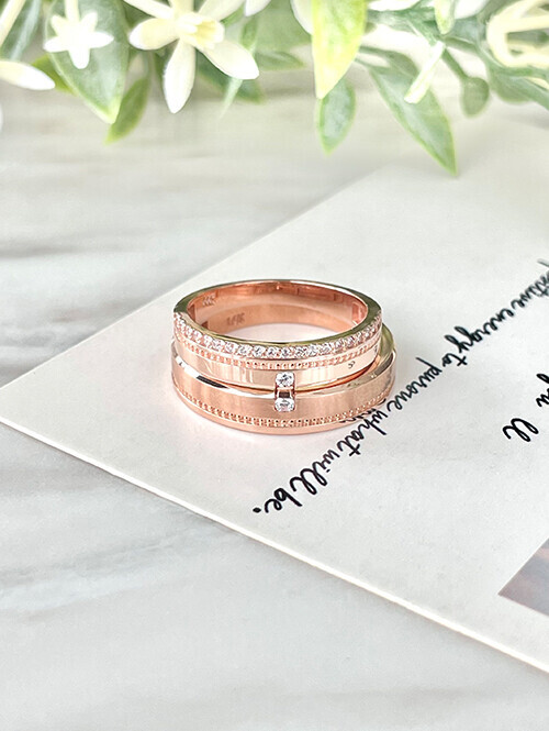 14K,18K 웨딩 부케 커플링