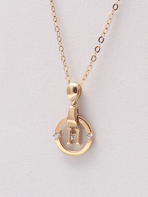 14K 18K 토트 H 써클 펜던트 (체인별도상품)