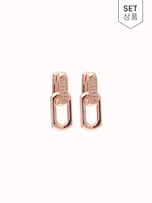 14K 18K 폴라트 볼드 클립 귀걸이