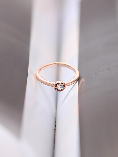 14K 18K 디숀 엔틱 샌드 반지