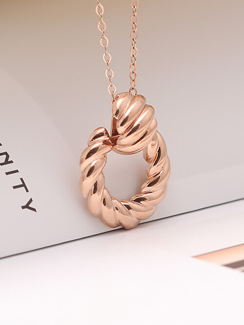 14K 18K 아레도 로프 써클 펜던트 (체인별도상품)