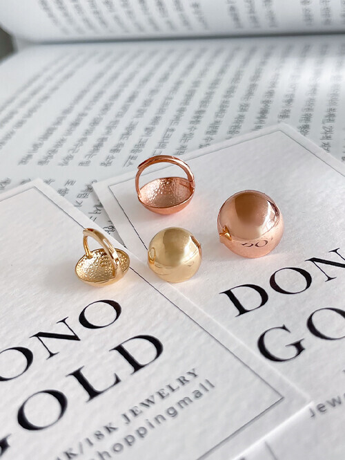 14K 반공 귀걸이 (소,중 사이즈)