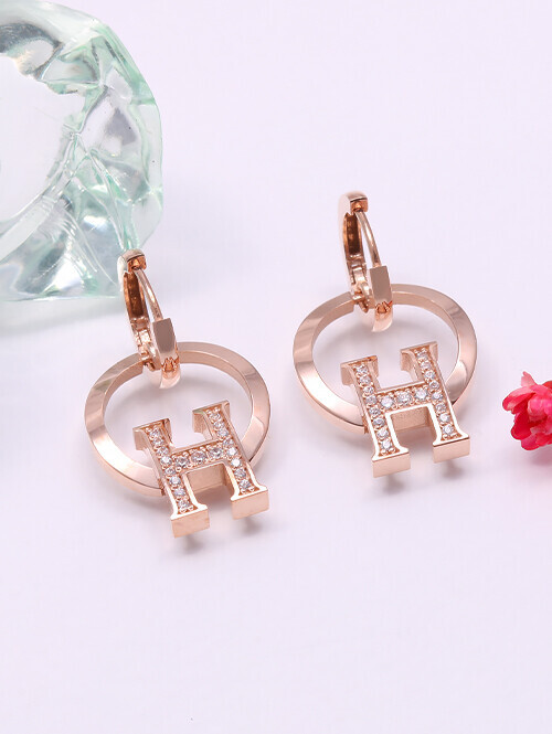 14K 18K H 프렌치 귀걸이